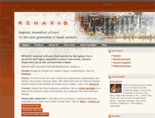 Tablet Screenshot of kenaxis.com